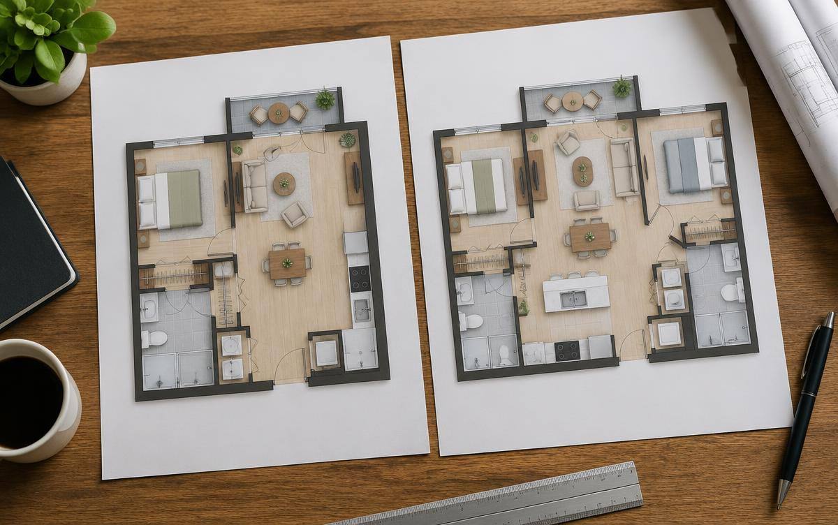Apartamento de 1 ou 2 dormitórios: qual escolher para morar ou investir